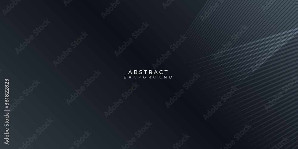 Futuristic perforated technology abstract background with black neon glowing lines. Vector banner design - obrazy, fototapety, plakaty 