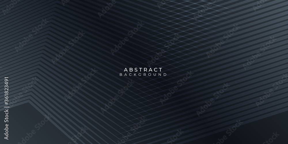 Black lines modern abstract layer geometric illustration background for card, annual business report, poster template Black lines modern abstract layer geometric illustration background for card, annual business report, poster template