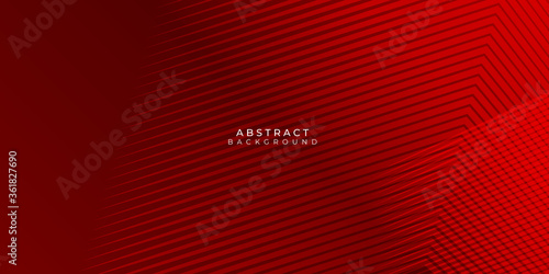 Abstract modern red background gradient color. Red maroon and white gradient with stylish line and square decoration suit for presentation design.