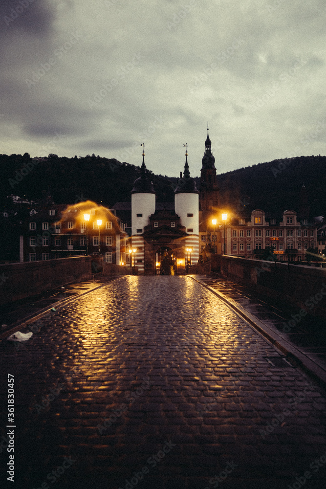 Obraz premium Heidelberg Alte Brücke