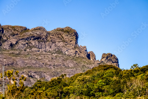 Peak of patience, famous for having the shape of a face, Sanctuary of Caraca, city of Catas Altas, Minas Gerais, Brazil © Raphael