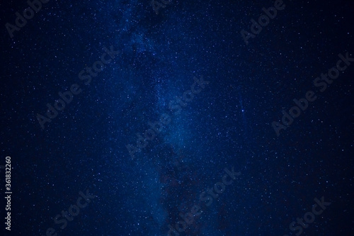 Milky Way Over Head In Night Sky Full Of Stars
