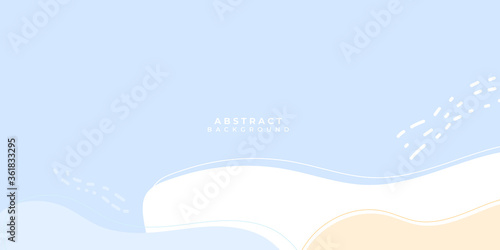 Abstract 3D blue white yellow liquid fluid circles pink pastels color beautiful background with halftone texture. Suit for social media post stories and presentation template.