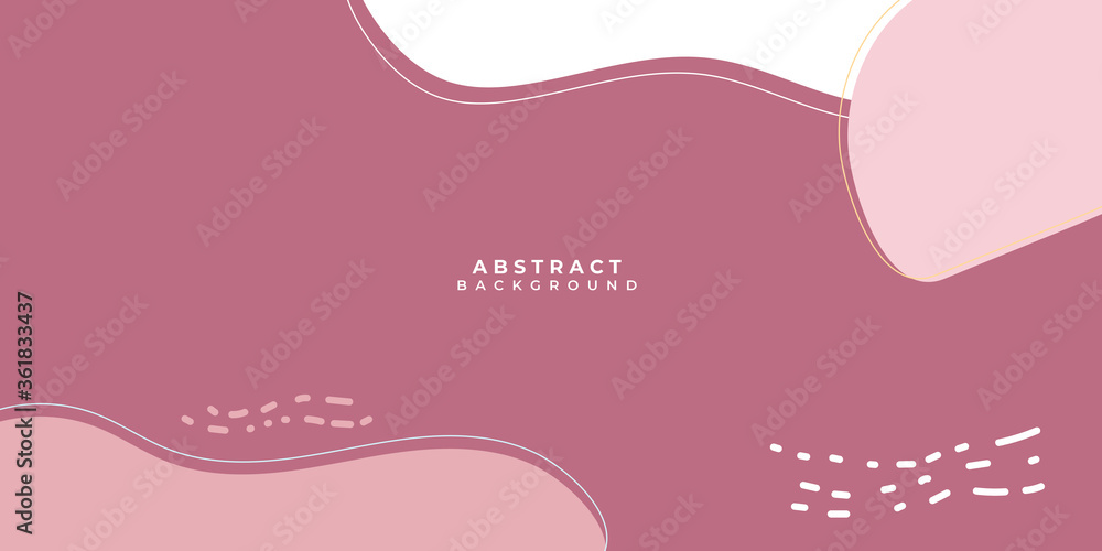 Abstract purple brown pink white flat fluid background design set. Pastel Background