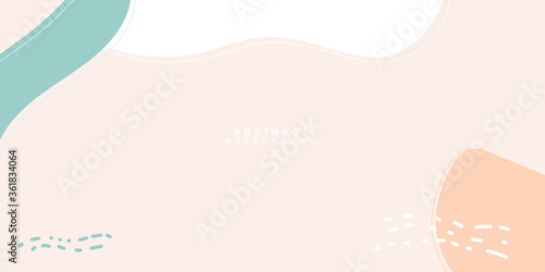 White pastel color green pink brown orange futuristic background. Abstract soft creative graphic. Decorative interior home style. Pastel Background