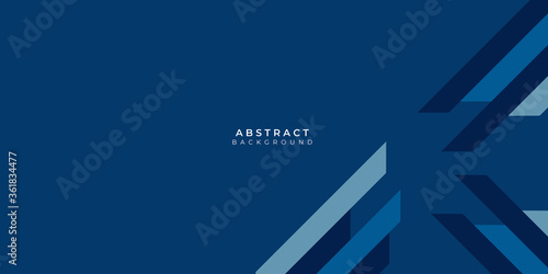 Simple blue corporate arrow background . flat blue gradation