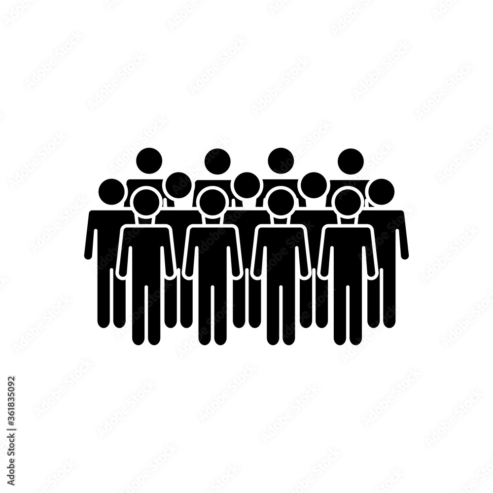 pictogram men standing, silhouette style pictogram men standing, silhouette style