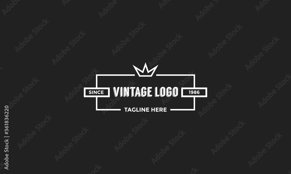 Vintage logo design