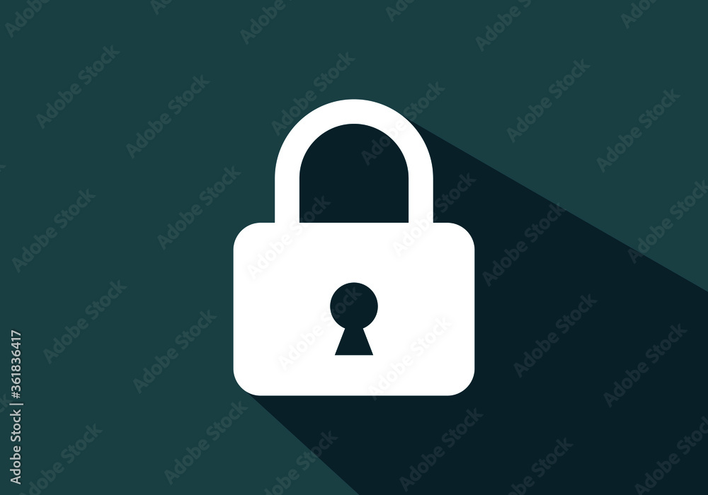 Lock icon. Security logo for mobile and web. Lock logo sign symbol vector illustration Lock icon. Security logo for mobile and web. Lock logo sign symbol vector illustration