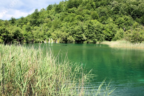 green lake in N.P. Plitvice  Croatia
