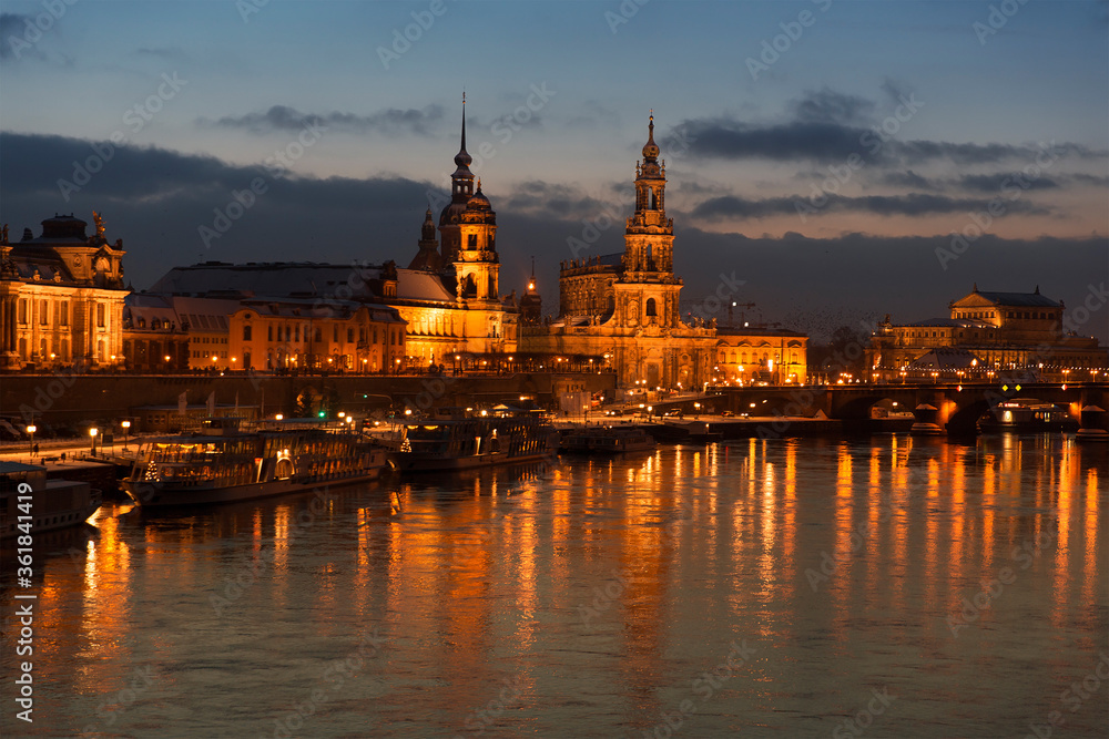 Dresden night, Germany