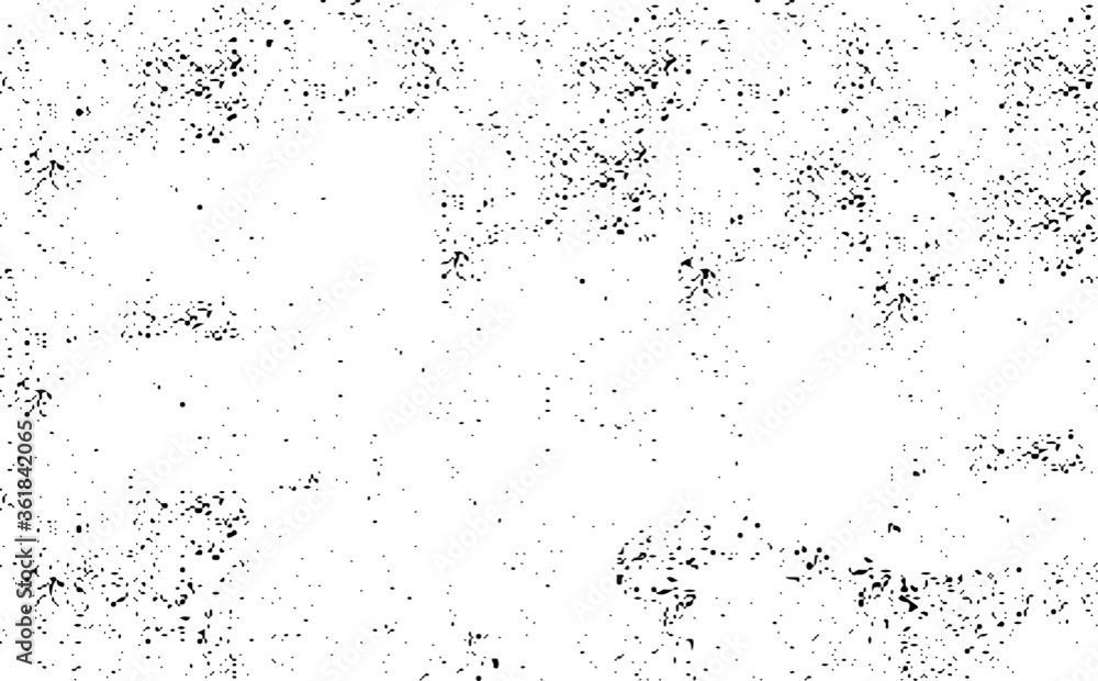 Obraz premium Rough black and white texture vector. Distressed overlay texture. Grunge background. Abstract textured effect. Vector Illustration. Black isolated on white background. EPS10