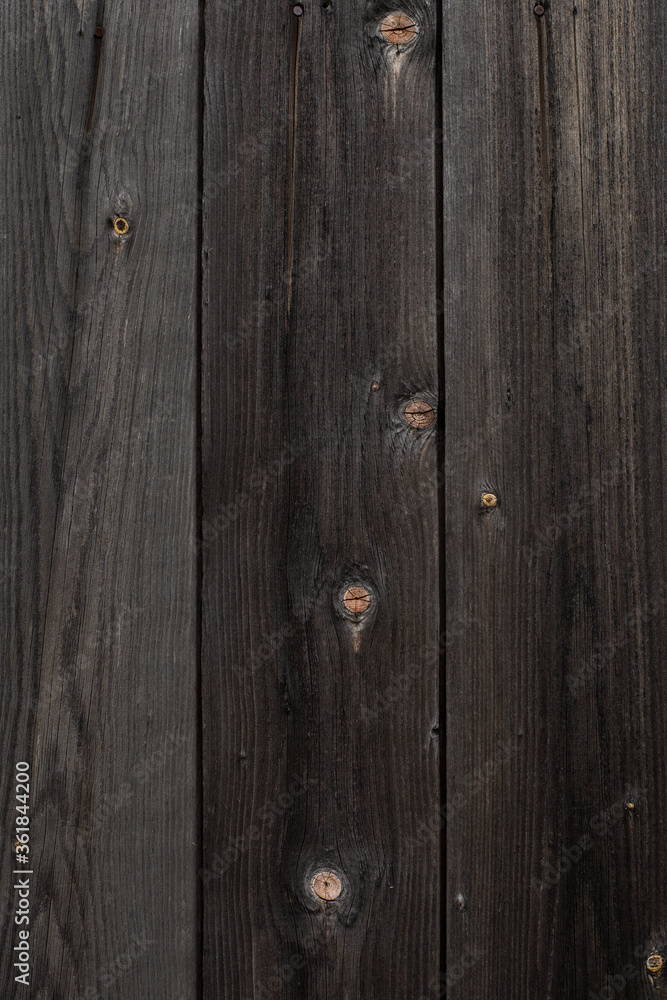 Wood texture. Old black boards with knots. Wood texture. Old black boards with knots.