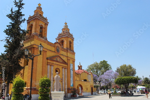 Beautiful church in the down town of Cadereyta Mexico photo