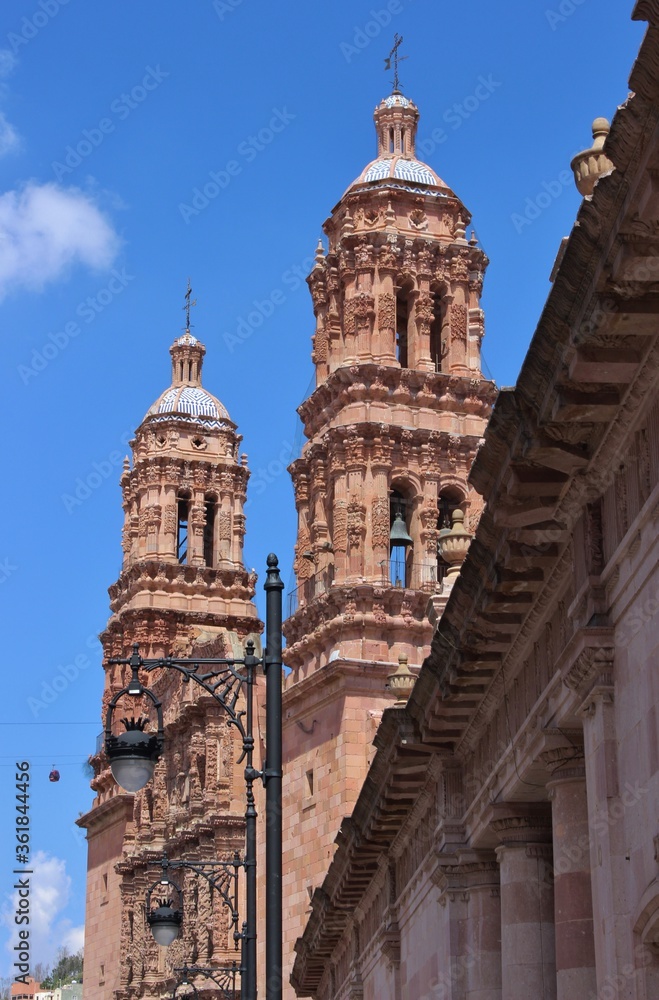 Cathedral of Zacatecas in Mexico