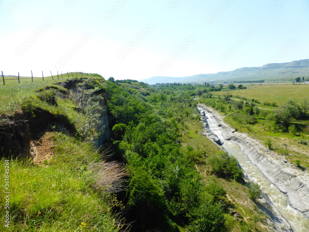 the river Podkumok in the South of Russia