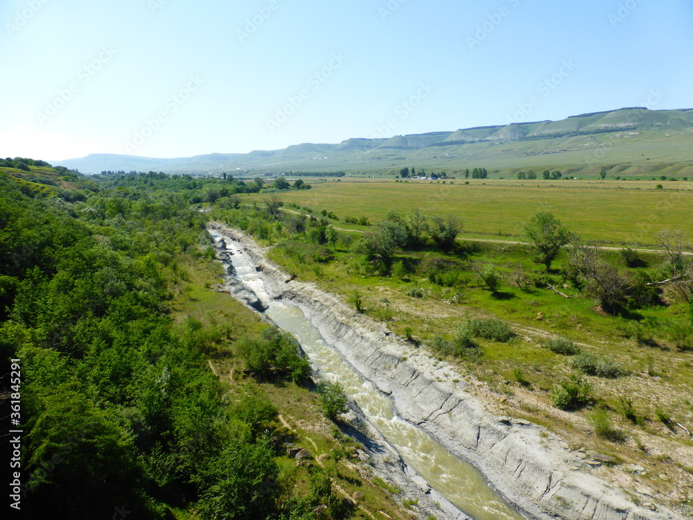 the river Podkumok in the South of Russia