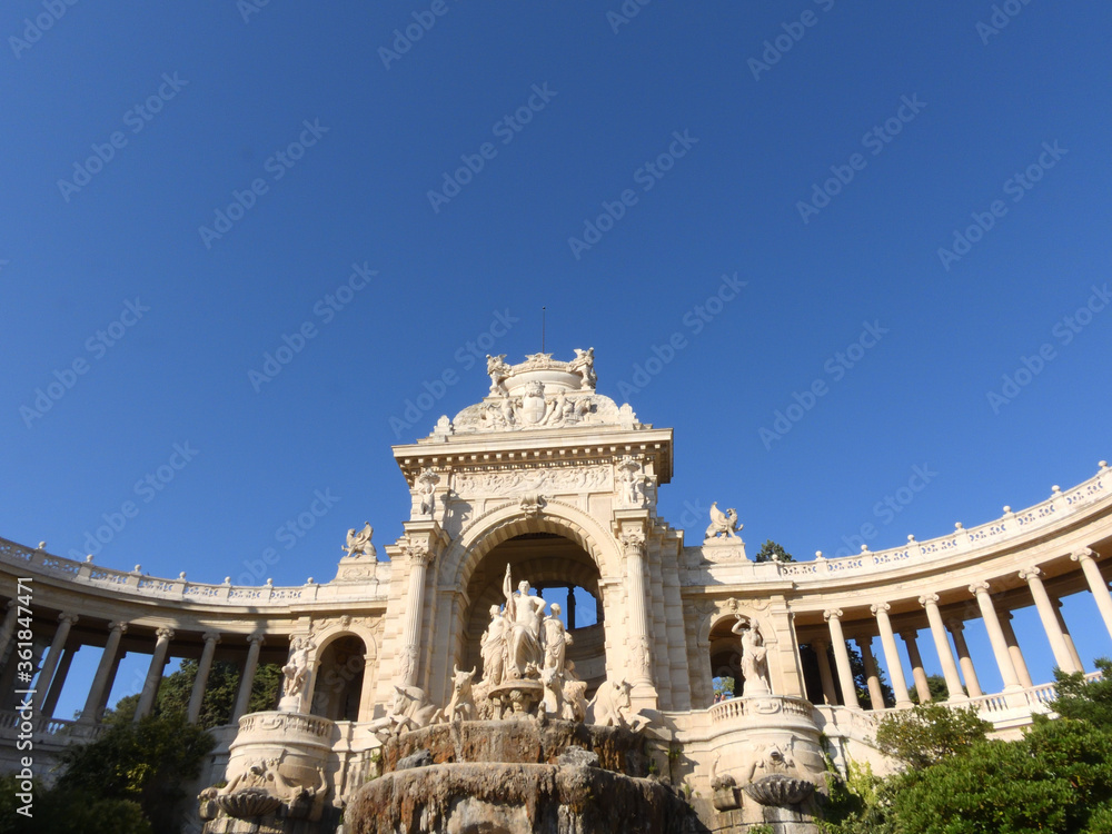 Fototapeta premium monument Parc Longchamp Marseille