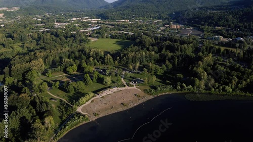 Summer Aerial of Issaquah Washington photo