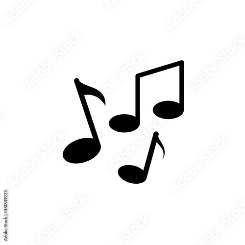 music note icon vector illustration design