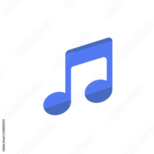 music note icon vector illustration design