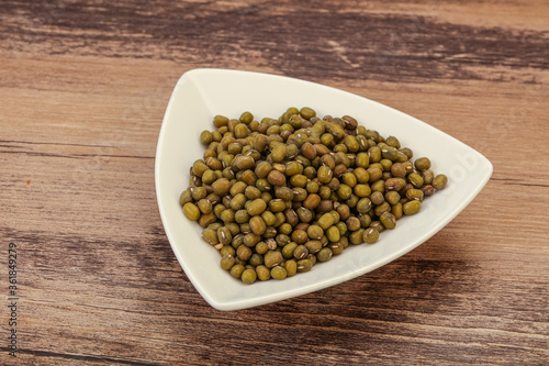 Fototapeta Naklejka Na Ścianę i Meble -  Vegetarian cuisine - dry green lentil