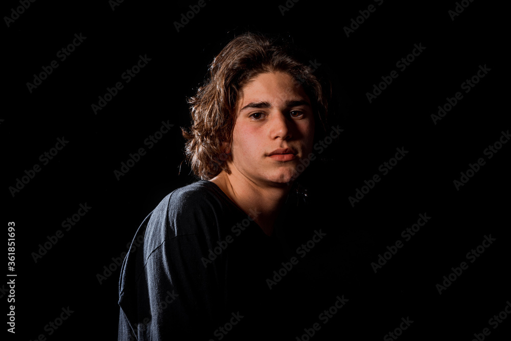 Naklejka premium Trendy fashion model