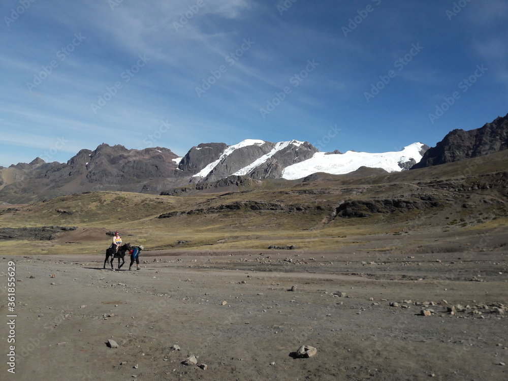 Rainbow Mountain Peru and surrounding landscape 2019 Rainbow Mountain Peru and surrounding landscape 2019