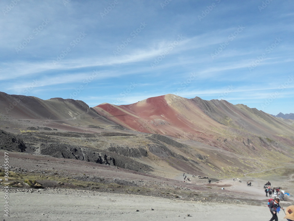 Rainbow Mountain Peru and surrounding landscape 2019 Rainbow Mountain Peru and surrounding landscape 2019