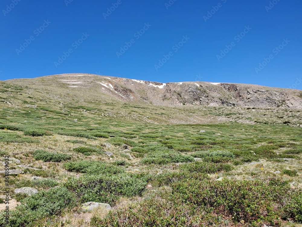 mountain landscape with blue sky mountain landscape with blue sky