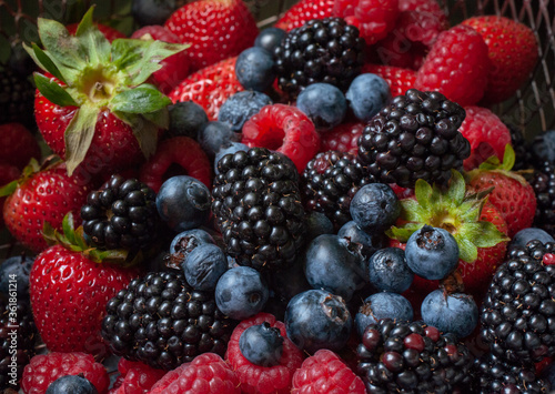 Mixed fresh berries