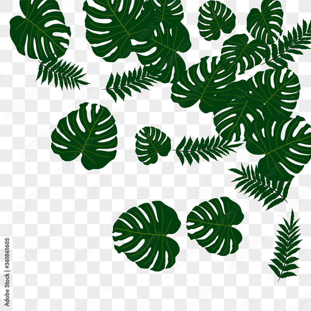Naklejka premium Tropical pattern.