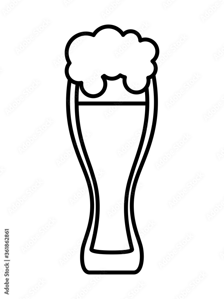 Beer glass icon design, Pub alcohol bar brewery drink ale and lager theme Vector illustration Beer glass icon design, Pub alcohol bar brewery drink ale and lager theme Vector illustration