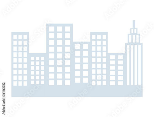 Buildings design  City architecture urban modern downtown contemporary metropolis exterior and construction theme Vector illustration