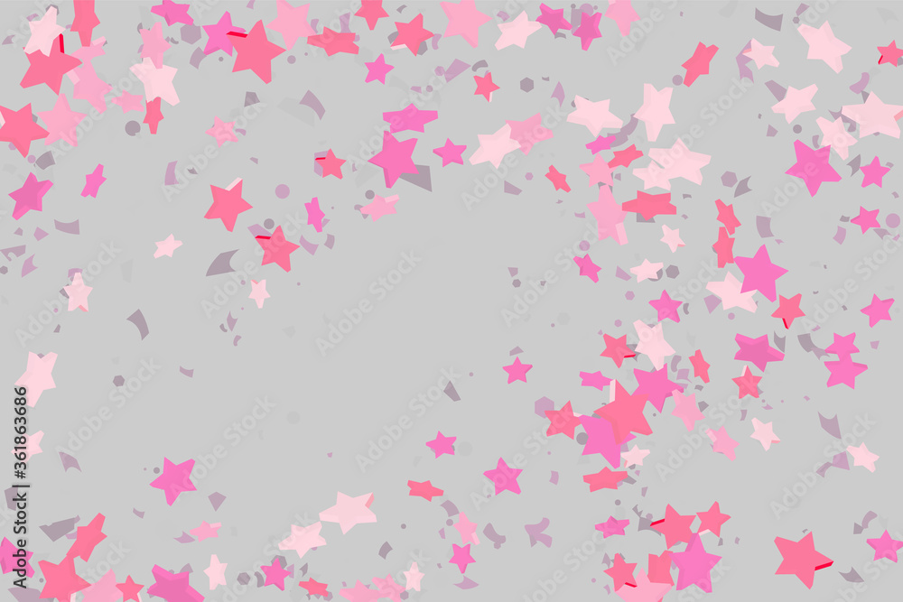 Confetti stars. Confetti stars.
