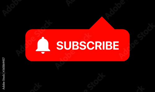 Youtube Subscribe Red Flat Button Vector Illustration On Black Background Stock Vector Adobe Stock Youtube Subscribe Red Flat Button Vector Illustration On Black Background Stock Vector Adobe Stock