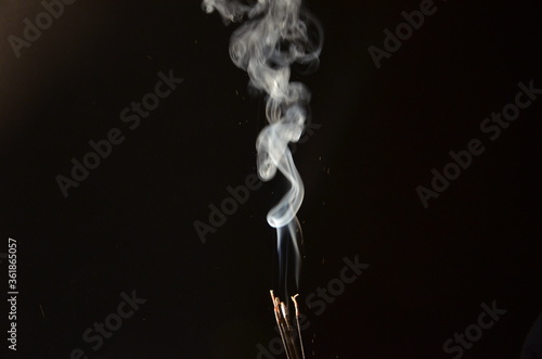 smoke abstract indian incense