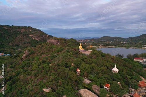 Wallpaper Mural Buddhist statue rest atop the mountain in Hua Hin Thailand Torontodigital.ca