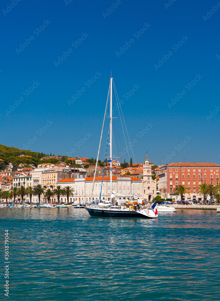 Split city panorama, Dalmatia, Croatia