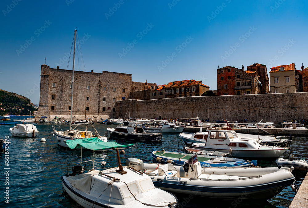 Panorama of renaissance, city Dubrovnik, Croatia