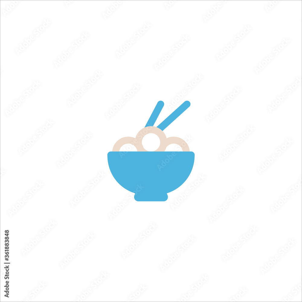 food bowl icon flat vector logo design trendy food bowl icon flat vector logo design trendy