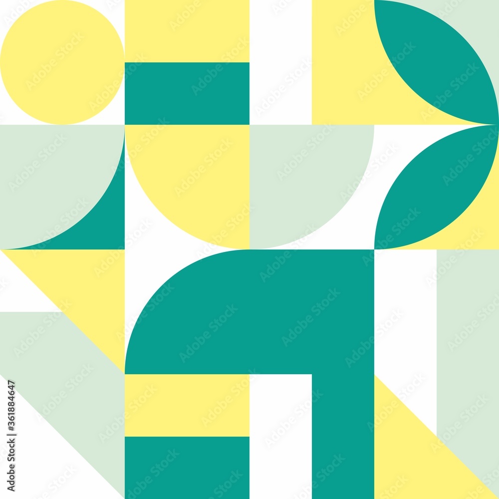 Obraz premium Colorful abstract geometric background. Seamless pattern. Vector illustration