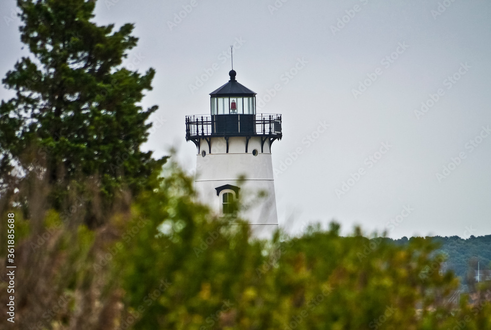 The Edgartown Lighthouse, Edgartown, Martha's Vineyard, Massachusetts, USA