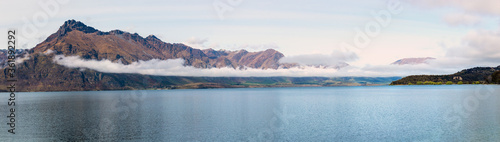 Southern Alps and Lake Wakatipu panorama, Queenstown