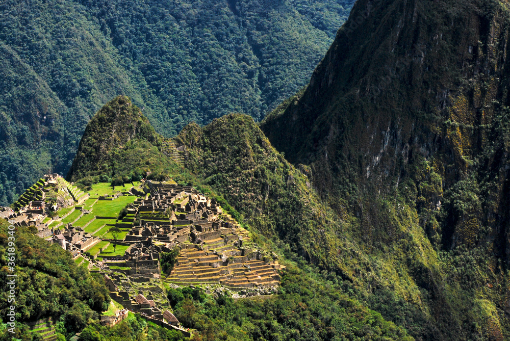 Scenery in Machu Picchu, Peru	
