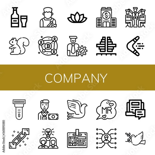 company icon set