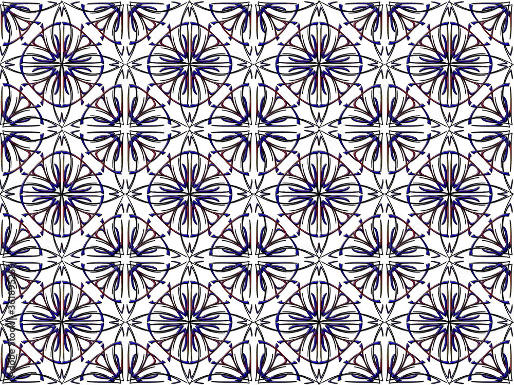 Seamless pattern design with floral background elements, beautiful ornaments, black, white, orange, pink, red, green, yellow, blue, gray, purple Seamless pattern design with floral background elements, beautiful ornaments, black, white, orange, pink, red, green, yellow, blue, gray, purple