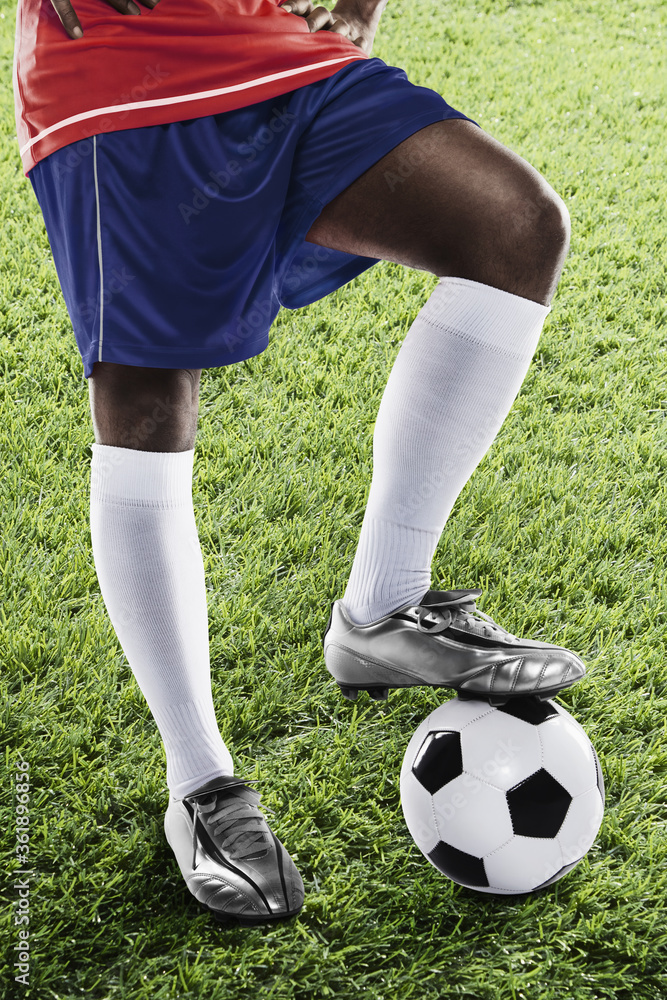 Croatia soccer player ready for kick off Croatia soccer player ready for kick off