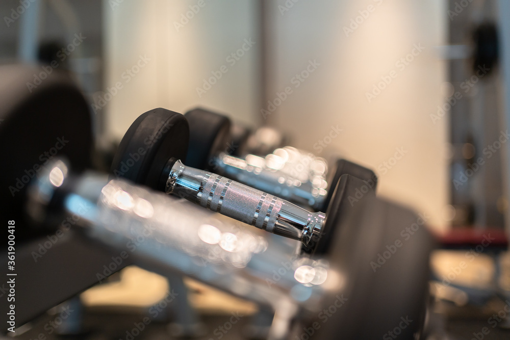 dumbbells on a white background dumbbells on a white background