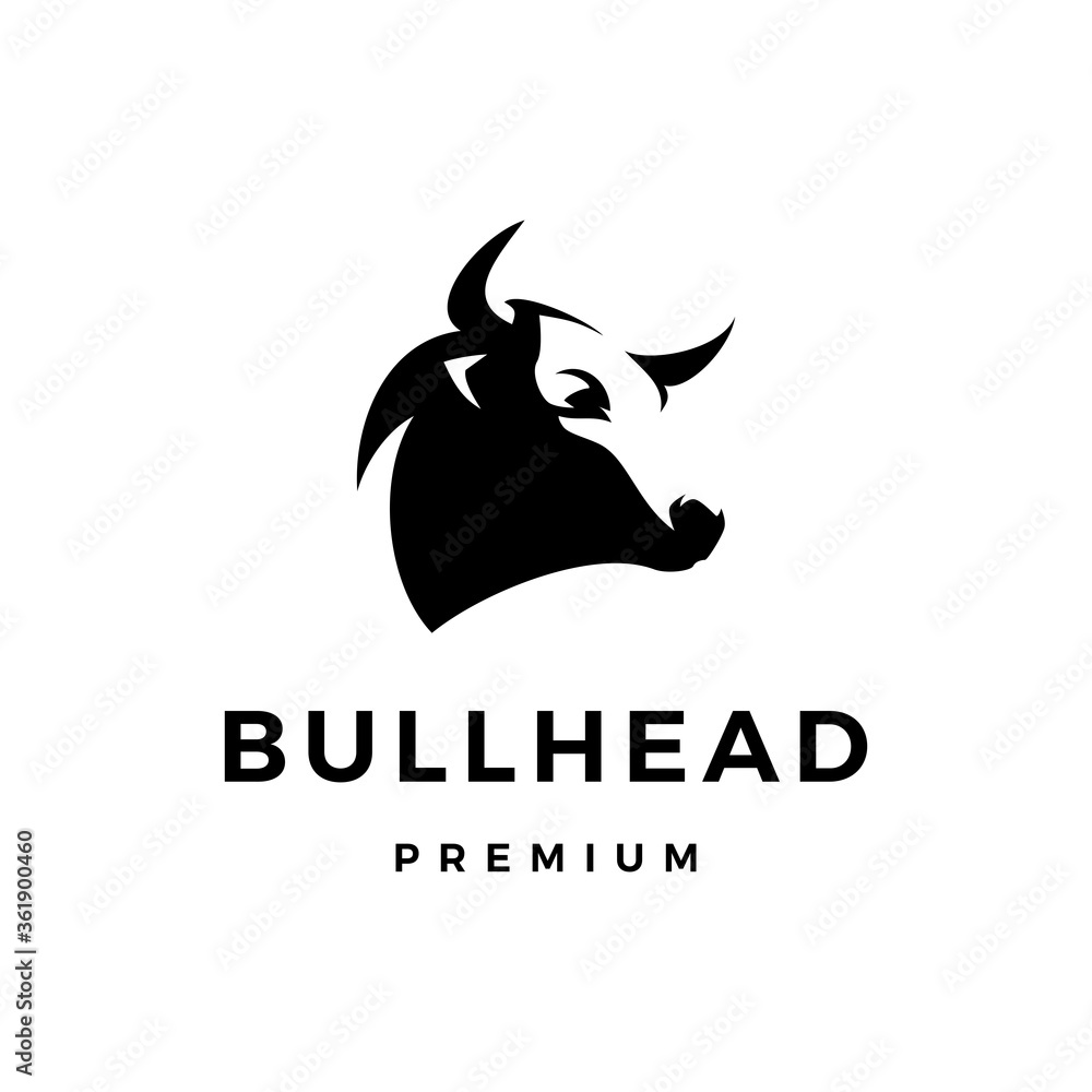 bull head logo vector icon illustration bull head logo vector icon illustration